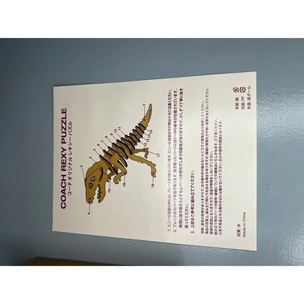 Coach Rexy Puzzle